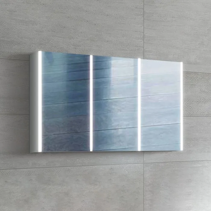 عکس دروازے کے ساتھ ایلومینیم میڈیسن کابینہ