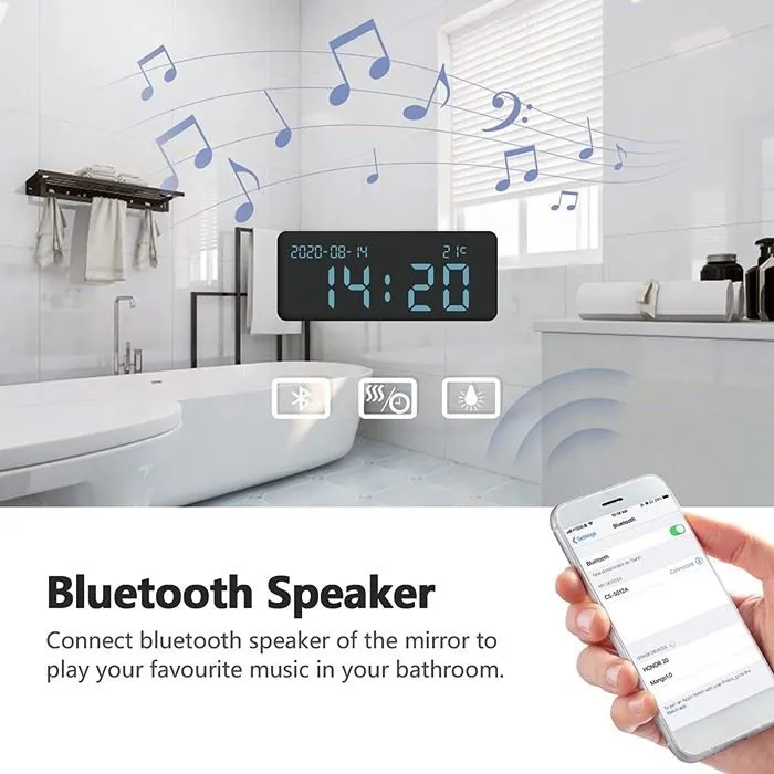 Bluetooth Wall Mirror